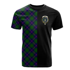 Shaw Modern Tartan T-Shirt Half of Me - Cross Style