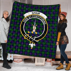 Shaw Modern Tartan Crest Quilt