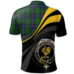 Sinclair Hunting 02 Tartan Polo Shirt - Royal Coat Of Arms Style