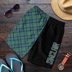 Sinclair Hunting Ancient Tartan Crest Men's Short - Cross Style