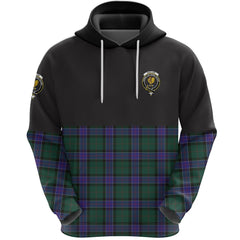 Sinclair Hunting Modern Clan Half Of Tartan Hoodie