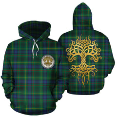 Stewart Hunting Modern Tartan Hoodie - Tree Of Life