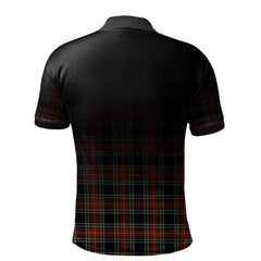 Stewart Black 01 Tartan Polo Shirt - Alba Celtic Style