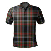 Stewart Black 03 Tartan Polo Shirt