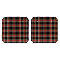 Stewart Black Tartan Car Sun Shade - 2 Pieces