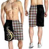 Stewart Dress Modern Tartan Crest Men's Short PM8