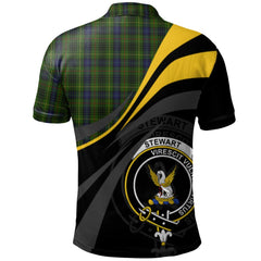 Stewart Hunting Tartan Polo Shirt - Royal Coat Of Arms Style
