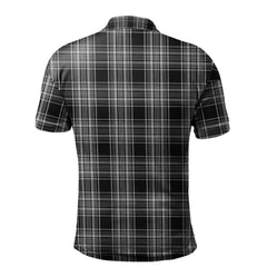 Stewart Mourning 02 Tartan Polo Shirt