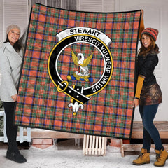 Stewart Royal Ancient Tartan Crest Quilt