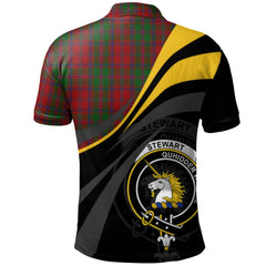 Stewart of Appin 01 Tartan Polo Shirt - Royal Coat Of Arms Style