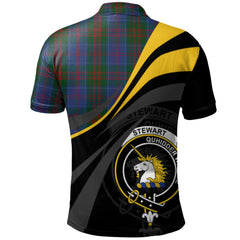 Stewart of Appin 02 Tartan Polo Shirt - Royal Coat Of Arms Style