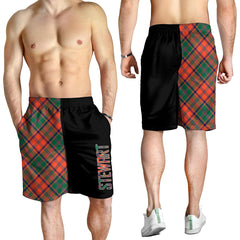 Stewart of Appin Ancient Tartan Crest Men's Short - Cross Style