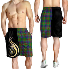 Stewart of Appin Hunting Modern Tartan Crest Men's Short PM8