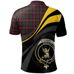 Stewart of Bute Hunting Tartan Polo Shirt - Royal Coat Of Arms Style