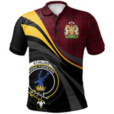 Stirling of Keir Tartan Polo Shirt - Royal Coat Of Arms Style