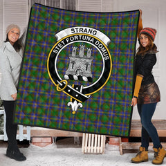 Strange of Balkaskie Tartan Crest Quilt