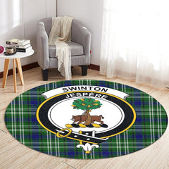 Swinton Tartan Crest Round Rug