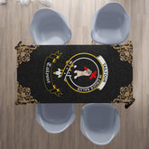 Tailyour (or Taylor) Crest Tablecloth - Black Style