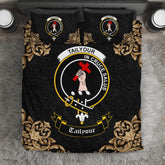 Tailyour (or Taylor) Crest Black Bedding Set