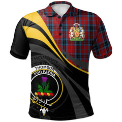 Thompson 03 Tartan Polo Shirt - Royal Coat Of Arms Style