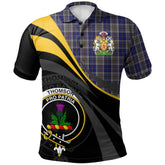 Thompson Variant Tartan Polo Shirt - Royal Coat Of Arms Style