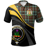Thomson Hunting Modern Tartan Polo Shirt - Royal Coat Of Arms Style
