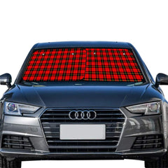 Wallace Hunting Red Tartan Car Sun Shade - 2 Pieces