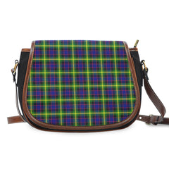Watson Modern Tartan Saddle Handbags