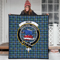 Weir Ancient Tartan Crest Quilt