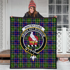 Whitefoord Modern Tartan Crest Quilt