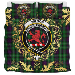 Wilson 02 Tartan Crest Bedding Set - Golden Thistle Style
