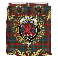 Wilson 04 Tartan Crest Bedding Set - Golden Thistle Style