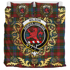 Wilson 04 Tartan Crest Bedding Set - Golden Thistle Style