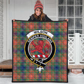 Wilson Ancient Tartan Crest Quilt