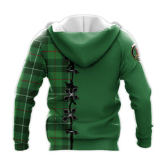 Boyle Tartan Hoodie - Lion Rampant And Celtic Thistle Style