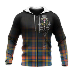 Buchanan Ancient Tartan Hoodie - Alba Celtic Style