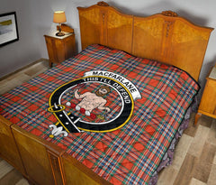 MacFarlane Tartan Crest Quilt