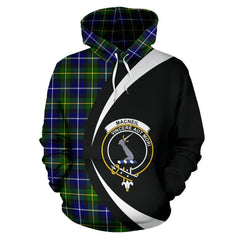 MacNeill of Barra Modern Tartan Crest Hoodie - Circle Style