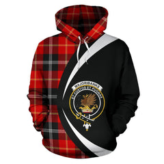 Marjoribanks Tartan Crest Hoodie - Circle Style