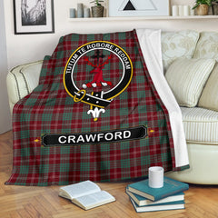 Crawford Tartan Crest Blanket - 3 Sizes
