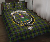 Fergusson Modern Tartan Crest Quilt Bed Set