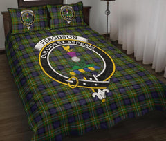 Fergusson Modern Tartan Crest Quilt Bed Set