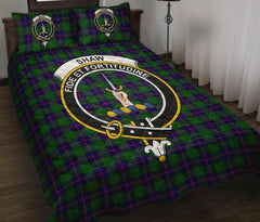 Shaw Modern Tartan Crest Quilt Bed Set