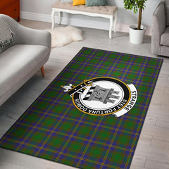 Strange (Or Strang) Tartan Crest Area Rug