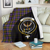 Carnegie Ancient Tartan Crest Blanket Wave Style