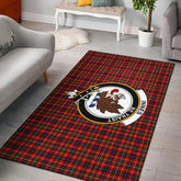 Innes Tartan Crest Area Rug