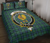 Sinclair Hunting Ancient Tartan Crest Quilt Bed Set