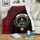 Gow Modern Tartan Crest Blanket Wave Style