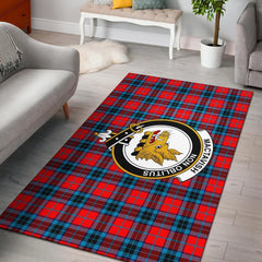 MacTavish Tartan Crest Area Rug