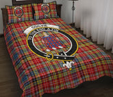 Ogilvie of Airlie Ancient Tartan Crest Quilt Bed Set